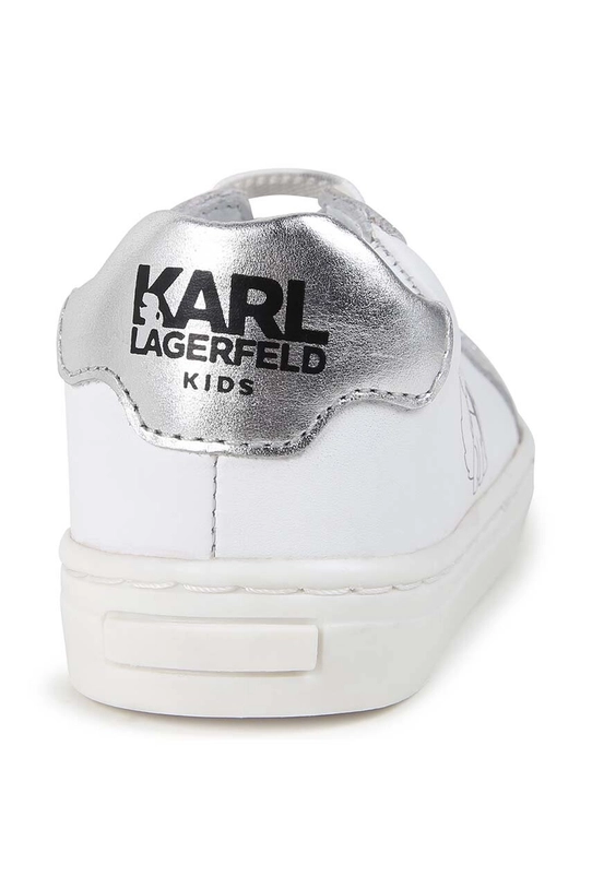 Дитячі шкіряні кросівки Karl Lagerfeld Z30321.22.30 білий AW24