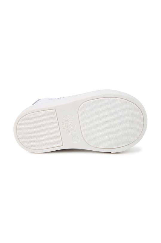Дитячі шкіряні кросівки Karl Lagerfeld білий Z30321.22.30