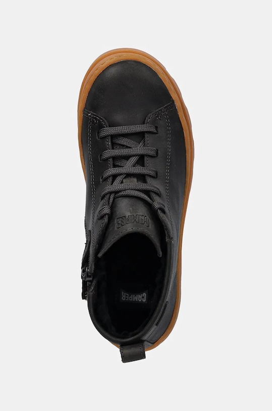 Детские ботинки из нубука Camper Brutus чёрный K900370.001.28.34