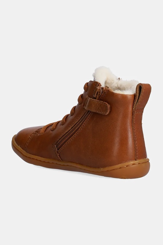 Deklice Otroški zimski usnjeni čevlji Camper Peu Cami K900325.003.28.34 rjava
