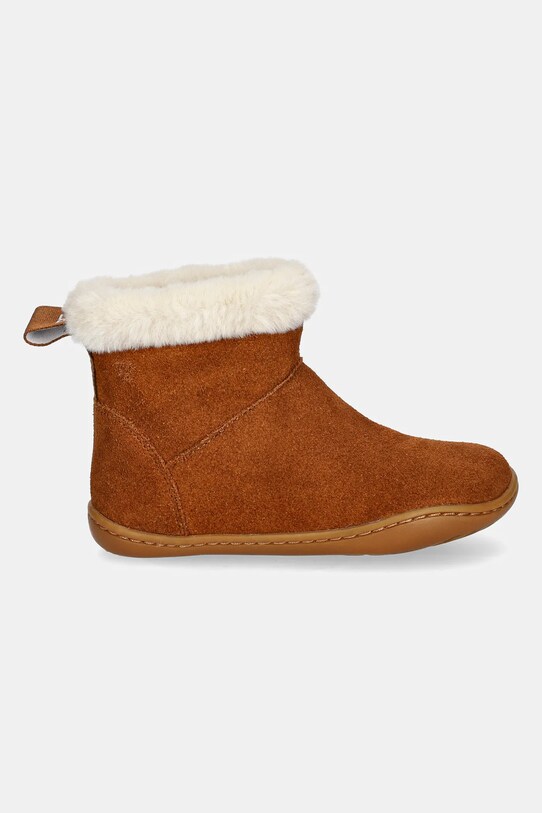 Дитячі замшеві чоботи Camper Peu Cami K900365.002.25.27 коричневий AW24
