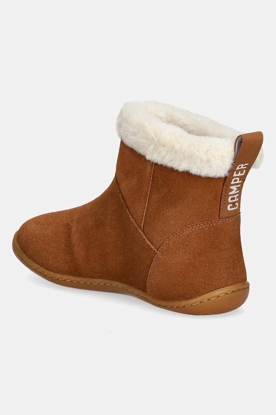 Chłopiec Camper śniegowce zamszowe dziecięce Peu Cami K900365.002.28.34 brązowy
