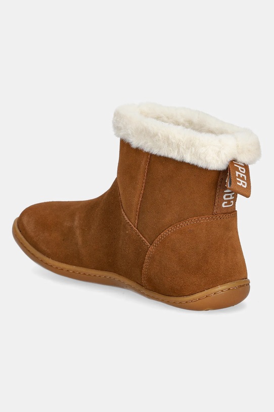 Băieți Camper cizme de zapada din piele intoarsa Peu Cami K900365.002.35.38 maro