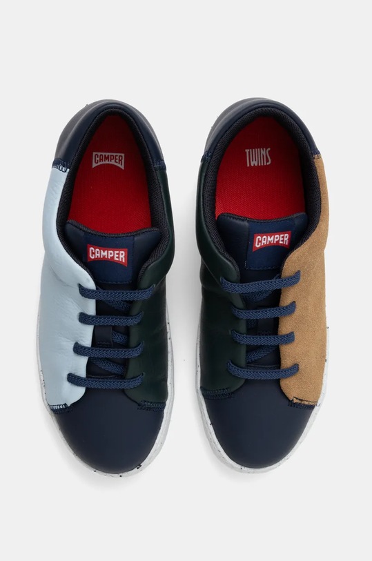 Camper teniși din piele pentru copii TWS piele albastru K800602.002.35.38