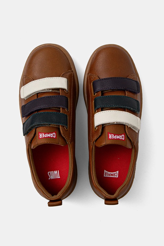 Camper sneakersy skórzane dziecięce TWS brązowy K800513.010.28.34