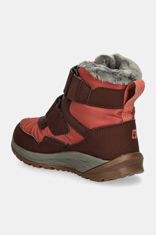 Chłopiec Jack Wolfskin buty zimowe dziecięce A62146 bordowy