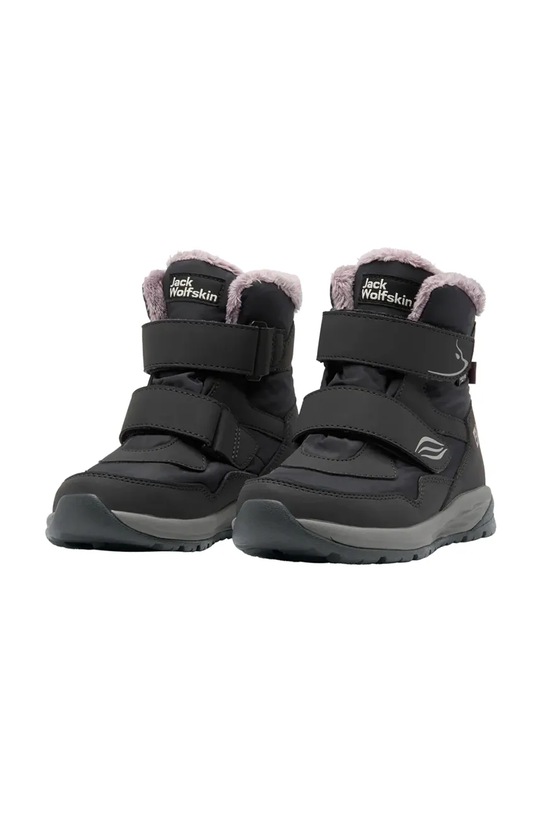 Мальчик Детские зимние сапоги Jack Wolfskin A62146 чёрный