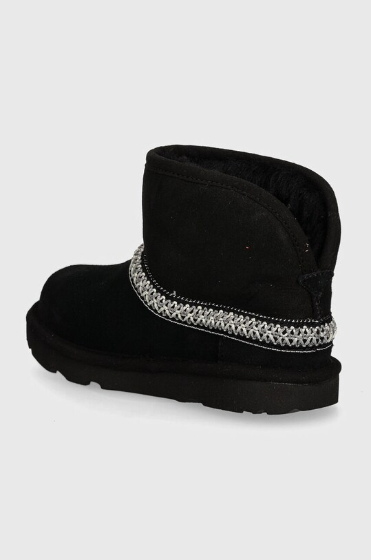 Хлопчик Дитячі замшеві чоботи UGG CLASSIC MINI CRESCENT 1157697T чорний