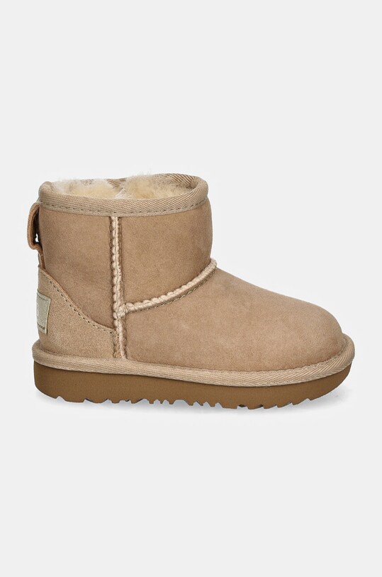 Μπότες σουέτ για παιδιά UGG CLASSIC MINI II 1017715T μπεζ AW24