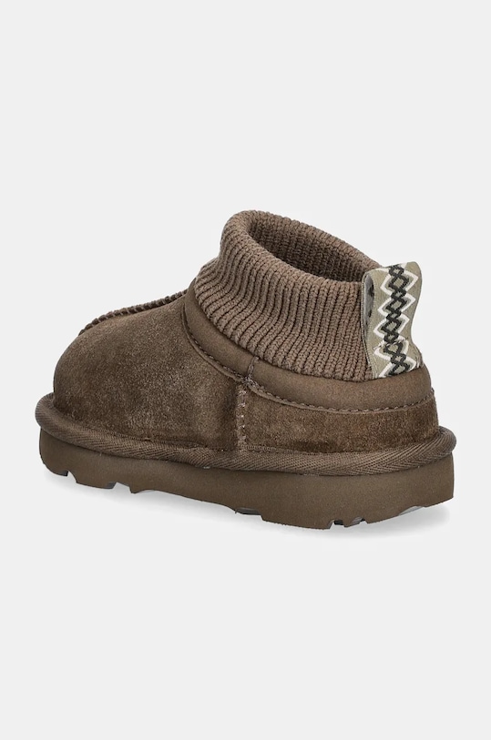 CHLAPEC Dětské semišové sněhule UGG CLASSIC ULTRA STRETCH CUFF 1157702T hnědá