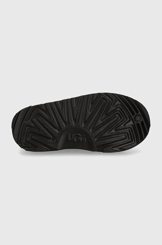 Dječje cipele za snijeg od brušene kože UGG CLASSIC ULTRA STRETCH CUFF 1157702T crna
