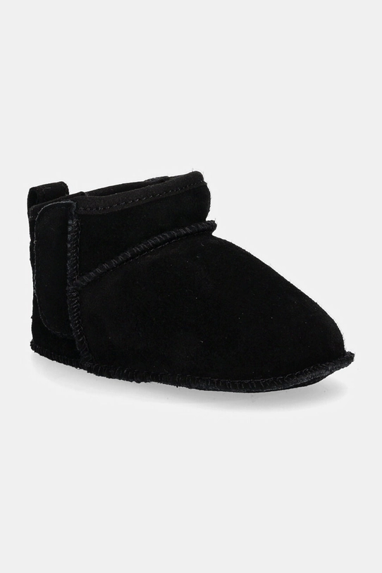 Cipele od brušene kože za bebe UGG BABY CLASSIC ULTRA MINI s toplom postavom crna 1157690I