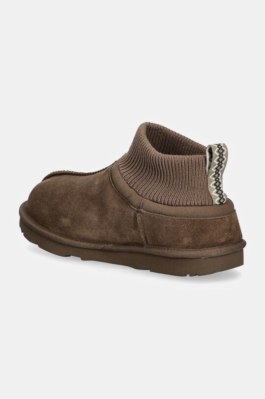 Chłopiec UGG śniegowce zamszowe dziecięce KIDS' CLASSIC ULTRA STRETCH CUFF 1157702K brązowy