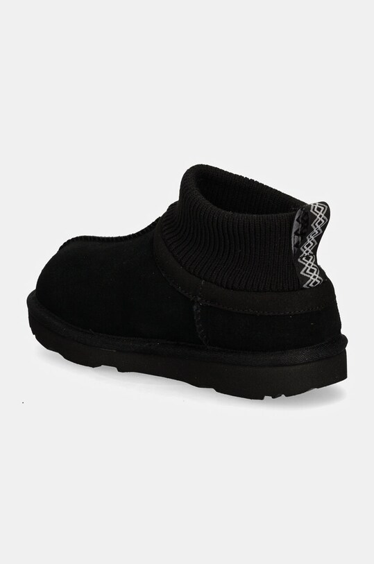 Băieți UGG cizme de zapada din piele intoarsa KIDS' CLASSIC ULTRA STRETCH CUFF 1157702K negru