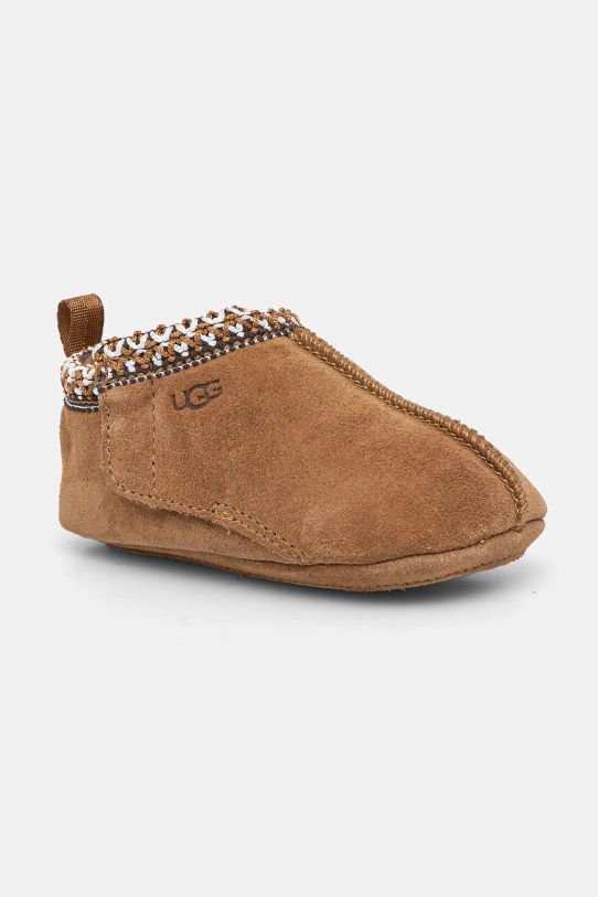 Замшевые кроссовки для младенцев UGG BABY TASMAN замш бежевый 1130359I