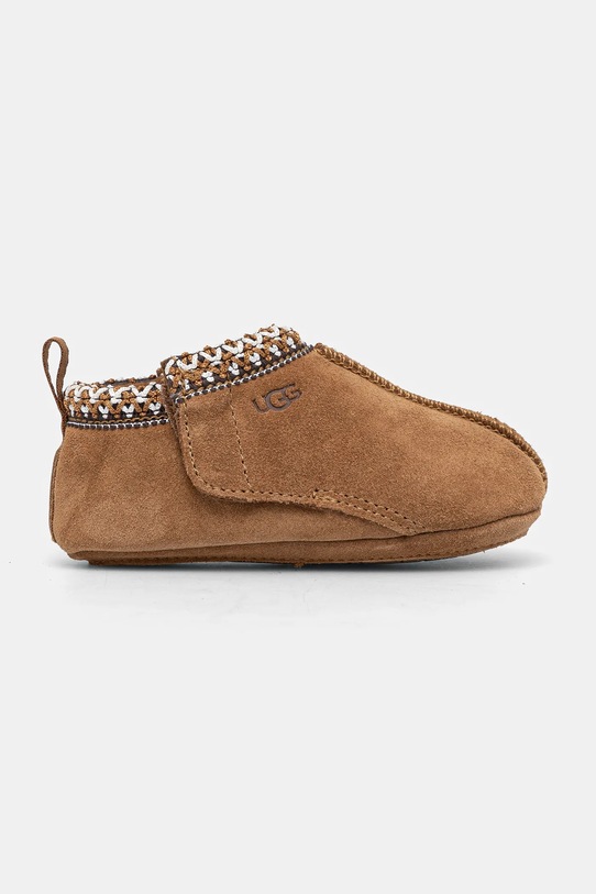UGG pantofi din piele intoarsa pentru bebe BABY TASMAN 1130359I bej AW24