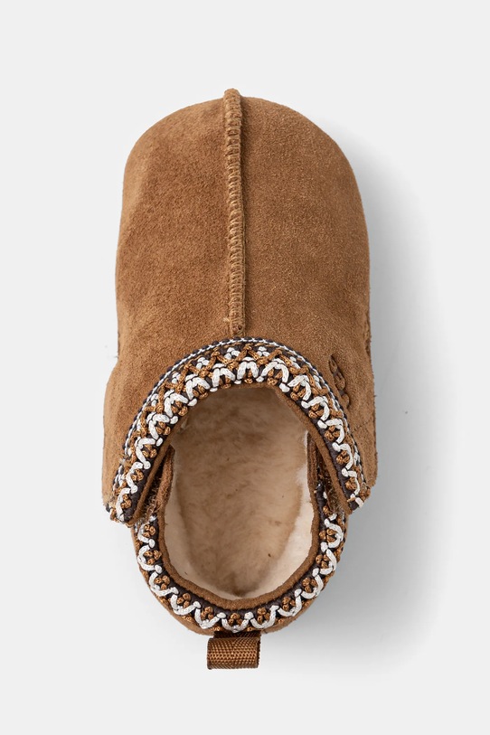 UGG pantofi din piele intoarsa pentru bebe BABY TASMAN 1130359I bej