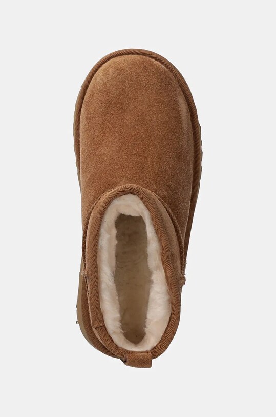Дитячі замшеві чоботи UGG KIDS CLASSIC ULTRA MINI NEW HEIGHTS коричневий 1157732K