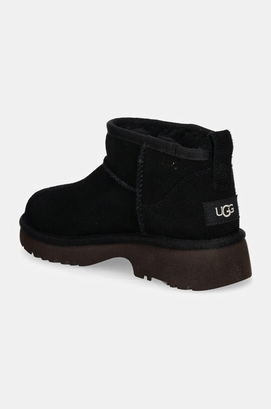 Хлопчик Дитячі замшеві чоботи UGG KIDS CLASSIC ULTRA MINI NEW HEIGHTS 1157732K чорний