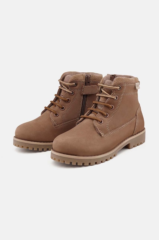 Mayoral buty zimowe dziecięce na zamek brązowy 44508.63A.Mini