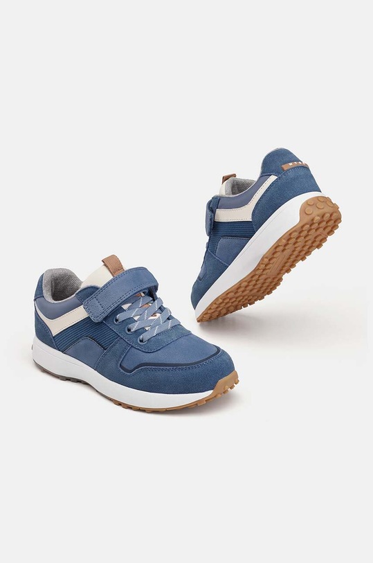 Detské tenisky Mayoral usňová koža modrá 44530.88C.Mini