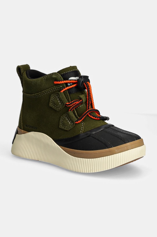 Sorel buty zimowe dziecięce YOUTH OUT N ABOUT I nieocieplane zielony 2088651