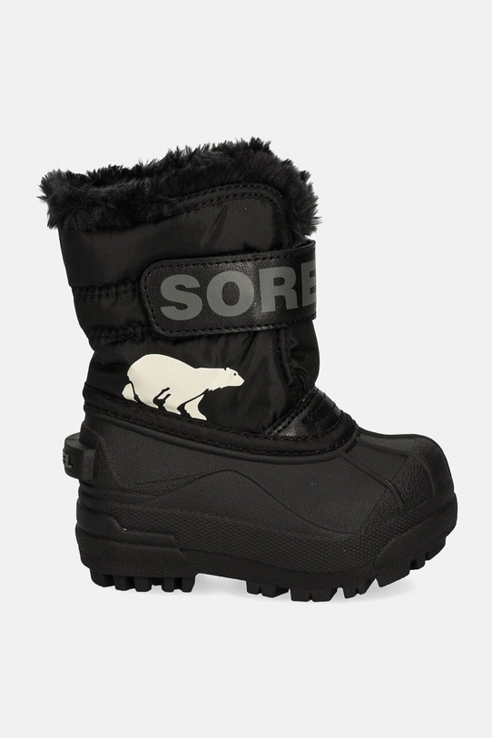 Sorel cizme de iarna copii TODDLER SNOW COMMAND 2114102 negru AW24