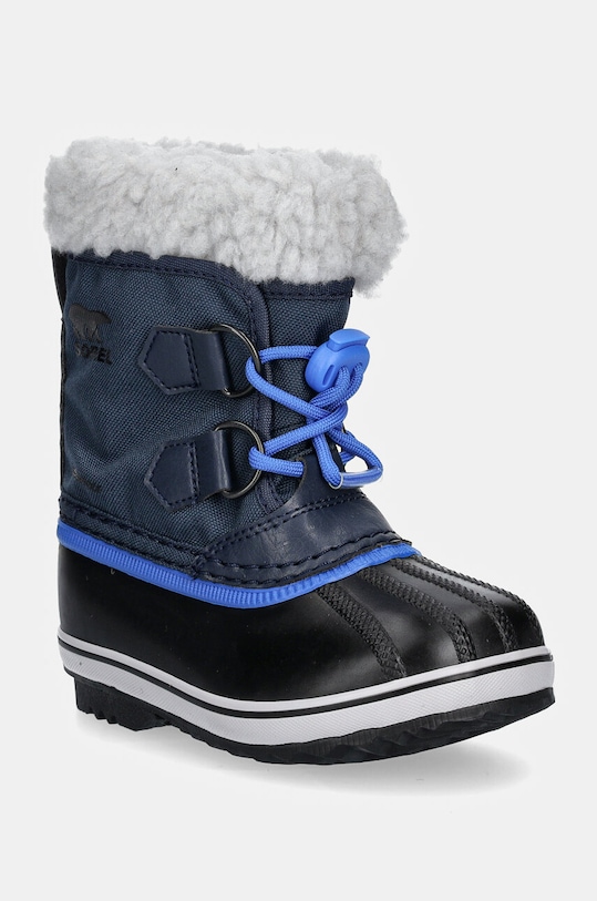 Sorel śniegowce dziecięce CHILDRENS YOOT PAC syntetyczny granatowy 2114112