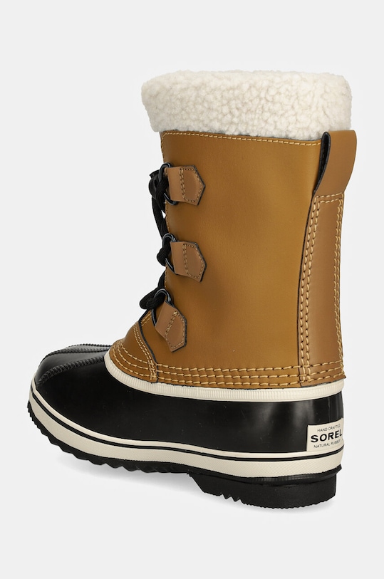 Chłopiec Sorel śniegowce dziecięce CHILDRENS YOOT PAC 2117081 brązowy