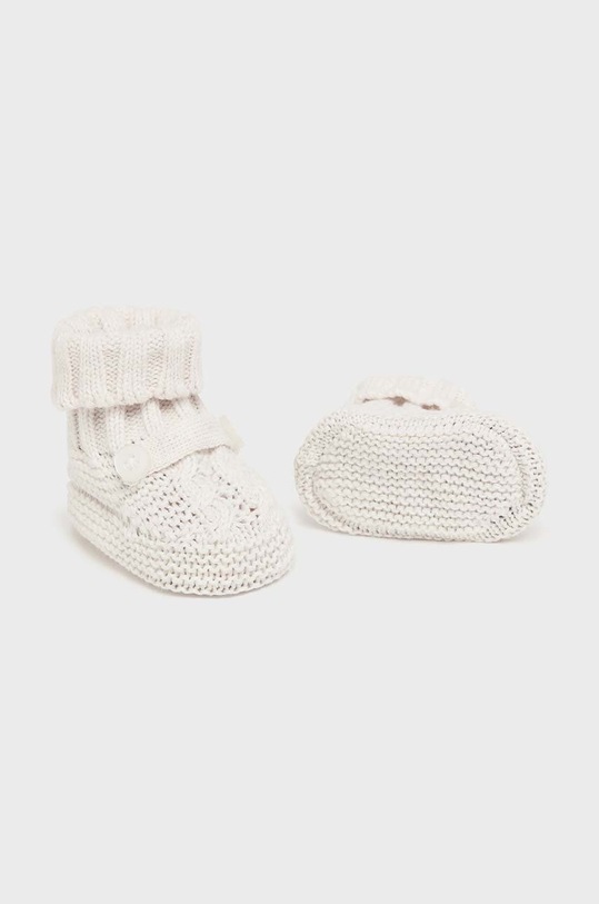 Mayoral Newborn buty niemowlęce nieocieplane biały 9798.1A.Newborn.9BYH