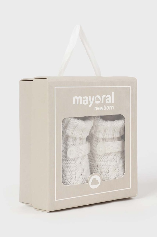 Mayoral Newborn buty niemowlęce biały 9798.1A.Newborn.9BYH