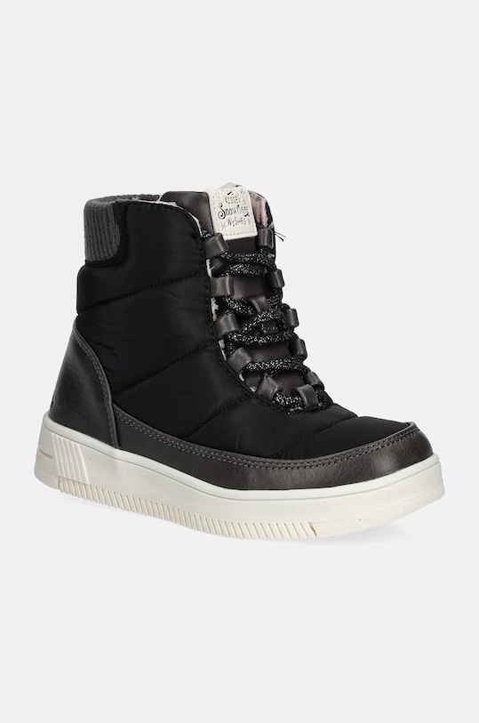 Detské zimné topánky Garvalin textilný čierna 241352