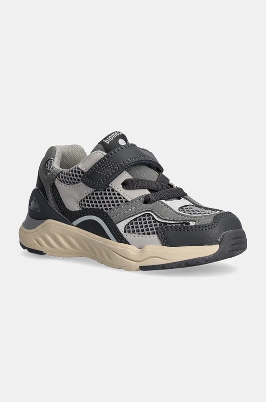 Biomecanics sneakersy dziecięce skóra zamszowa szary 241260