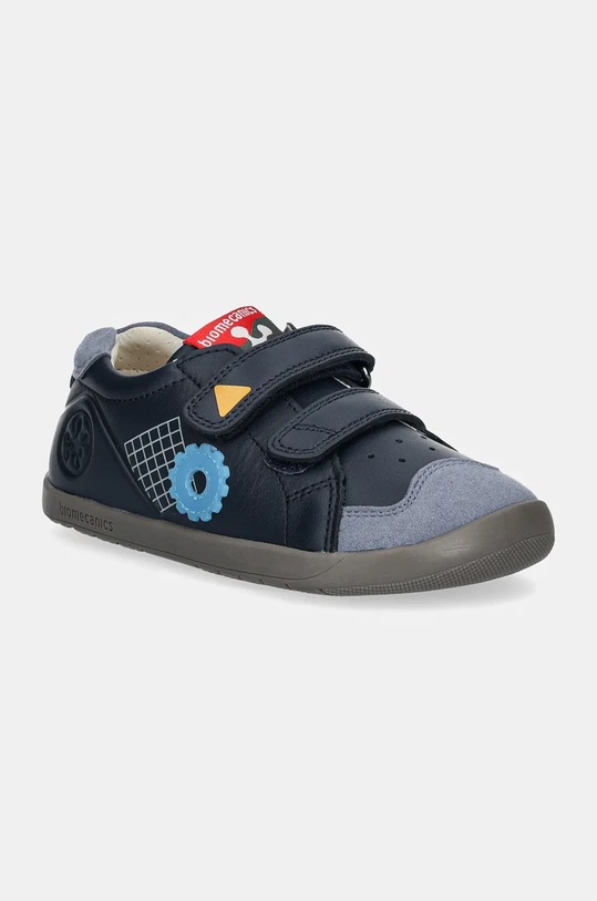 Biomecanics sneakersy skórzane niska granatowy 241161
