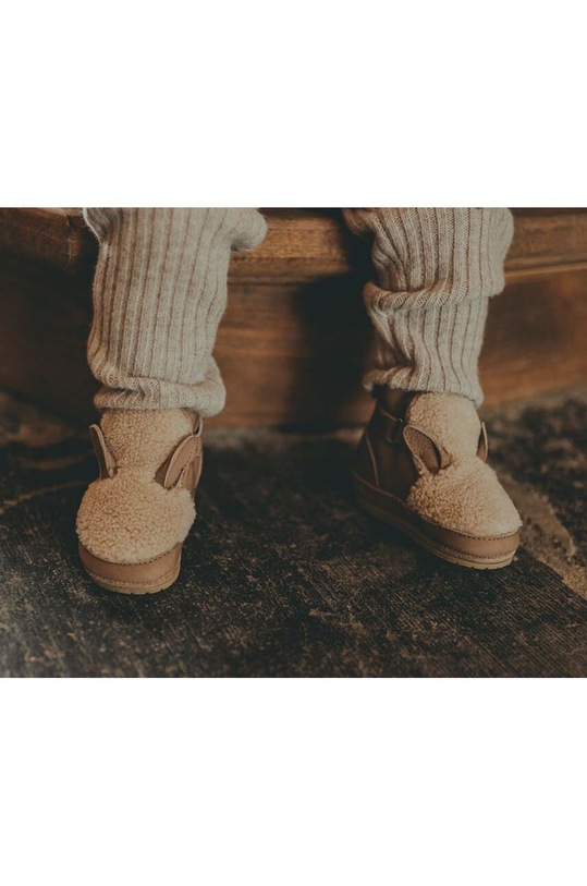 Donsje buty niemowlęce Richy Booties Alpaca 1033806. brązowy