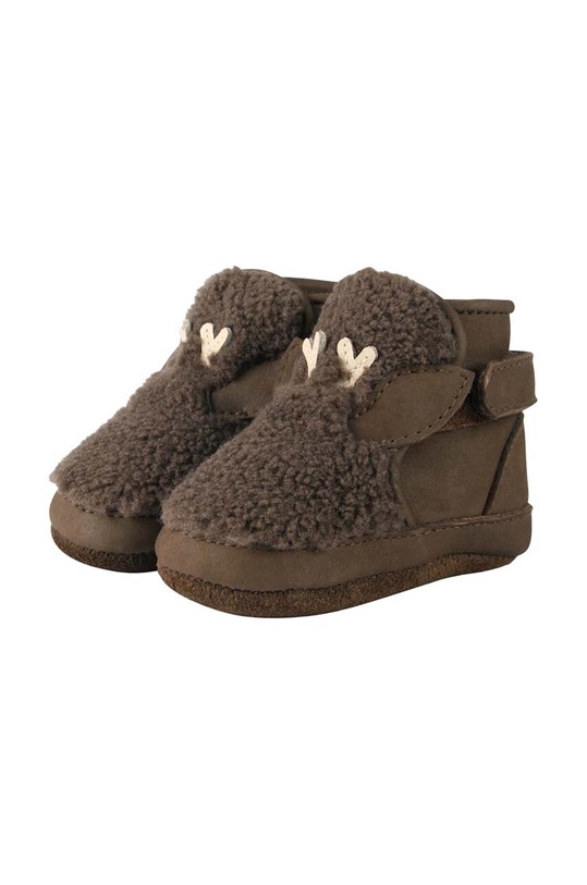 Donsje pantofi pentru bebelusi Richy Booties Stag 1033807. maro AW24
