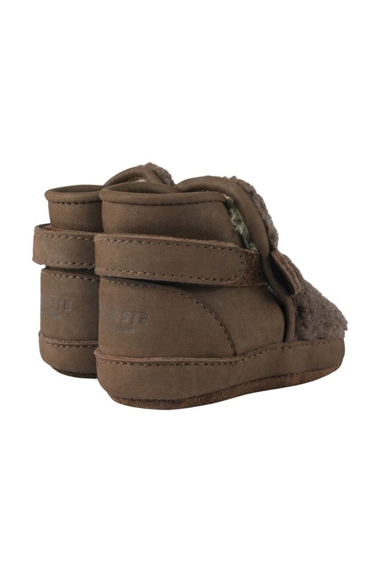 Băieți Donsje pantofi pentru bebelusi Richy Booties Stag 1033807. maro