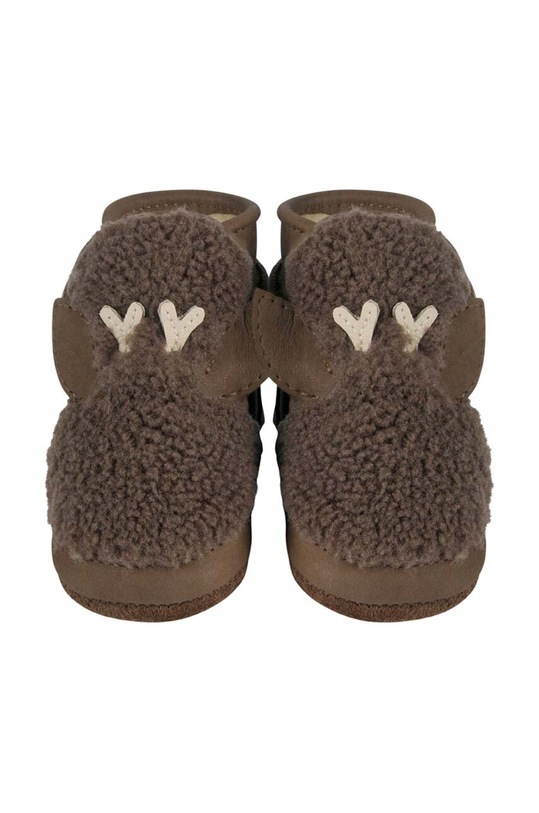 Donsje pantofi pentru bebelusi Richy Booties Stag maro 1033807.