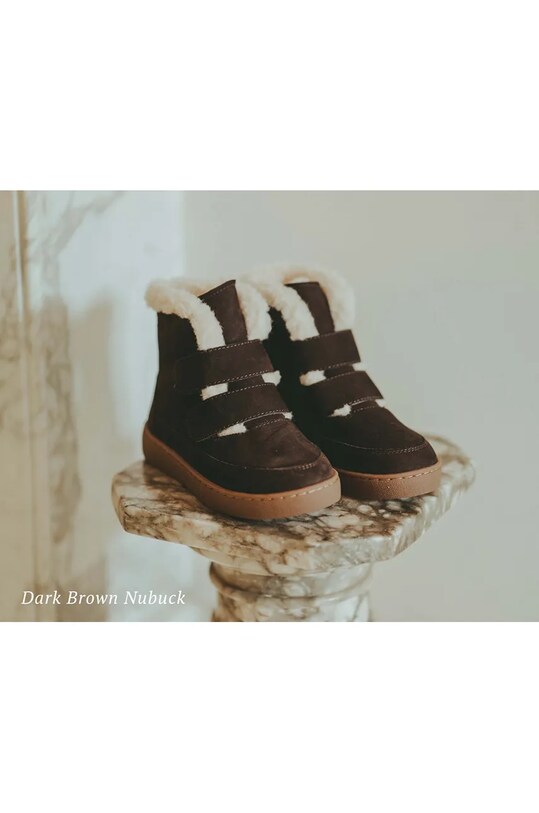 Donsje cizme de iarna pentru copii din piele intoarsa Clenn Boots 2017700.22.28