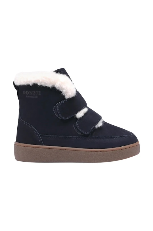 Donsje buty zimowe zamszowe dziecięce Clenn Boots 2017700.22.28 granatowy