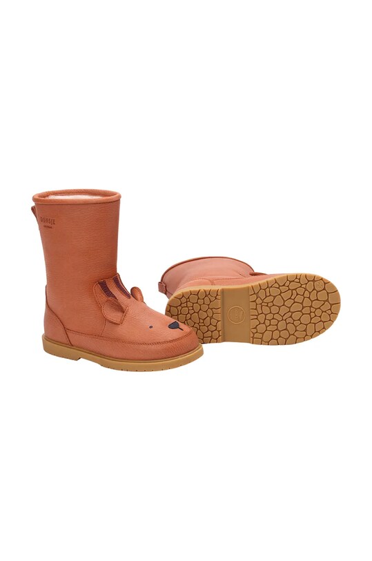 Donsje ghete de iarna pentru copii din piele Wadudu Classic Boots Tiger 2022011.22.28 portocaliu AW24