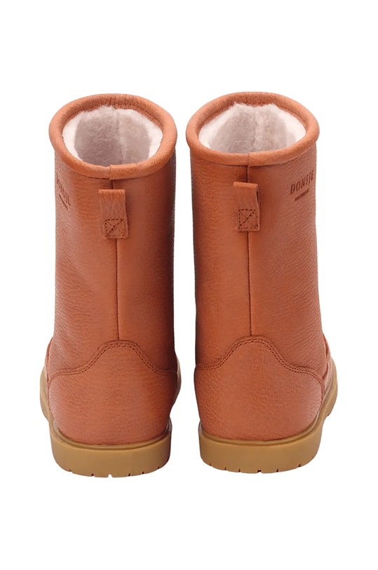 Детские кожаные зимние ботинки Donsje Wadudu Classic Boots Tiger 2022011.22.28 оранжевый