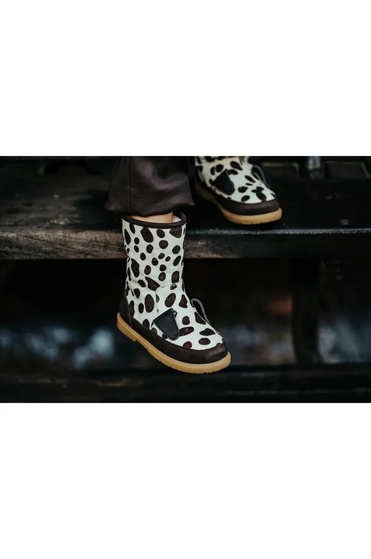 Donsje buty zimowe skórzane dziecięce Wadudu Exclusive Boots Dalmatian 2022120.22.28