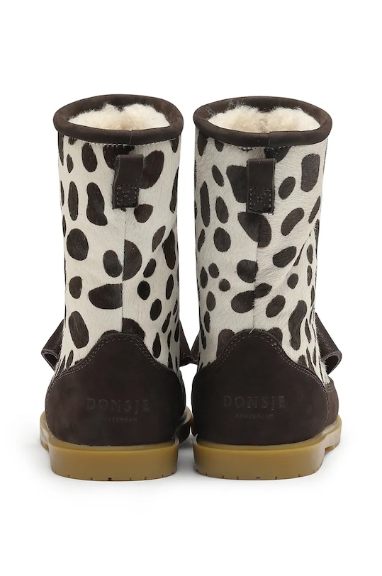 Chłopiec Donsje buty zimowe skórzane dziecięce Wadudu Exclusive Boots Dalmatian 2022120.22.28 brązowy