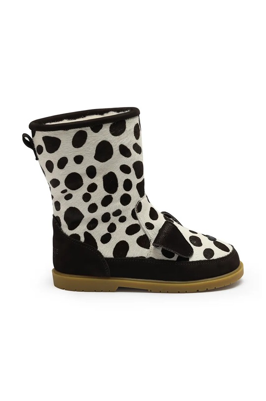 Donsje buty zimowe skórzane dziecięce Wadudu Exclusive Boots Dalmatian brązowy 2022120.22.28