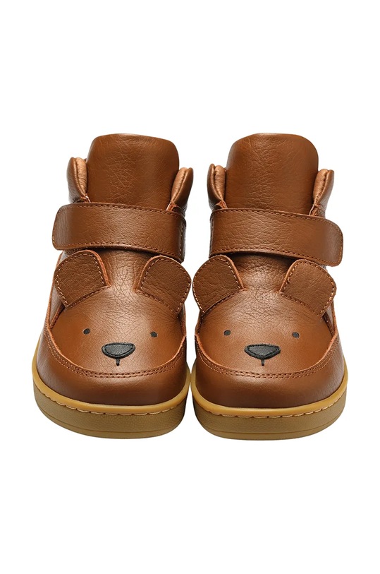 Donsje sneakersy skórzane dziecięce Mika Sneakers Bear brązowy 2024801.22.28