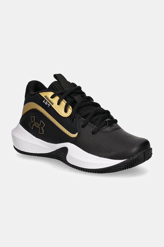 Dječje tenisice Under Armour GS Lockdown 7 imitacija zrnate kože crna 3028513