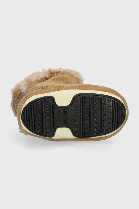 Moon Boot śniegowce zamszowe dziecięce CRIB SUEDE 80D3401030 brązowy