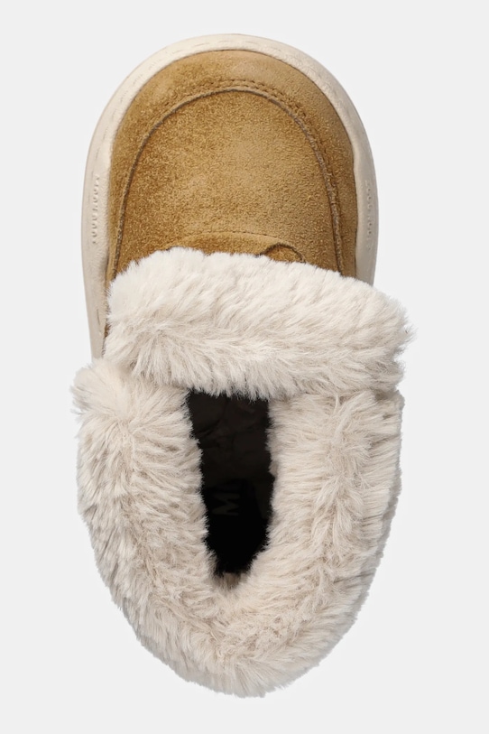 Moon Boot śniegowce dziecięce JR PARK STRAP BOOT SUEDE brązowy 80D3440040.27.34