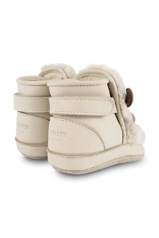 Δερμάτινα βρεφικά παπούτσια Donsje Richy Booties Reindeer 1033810 μπεζ